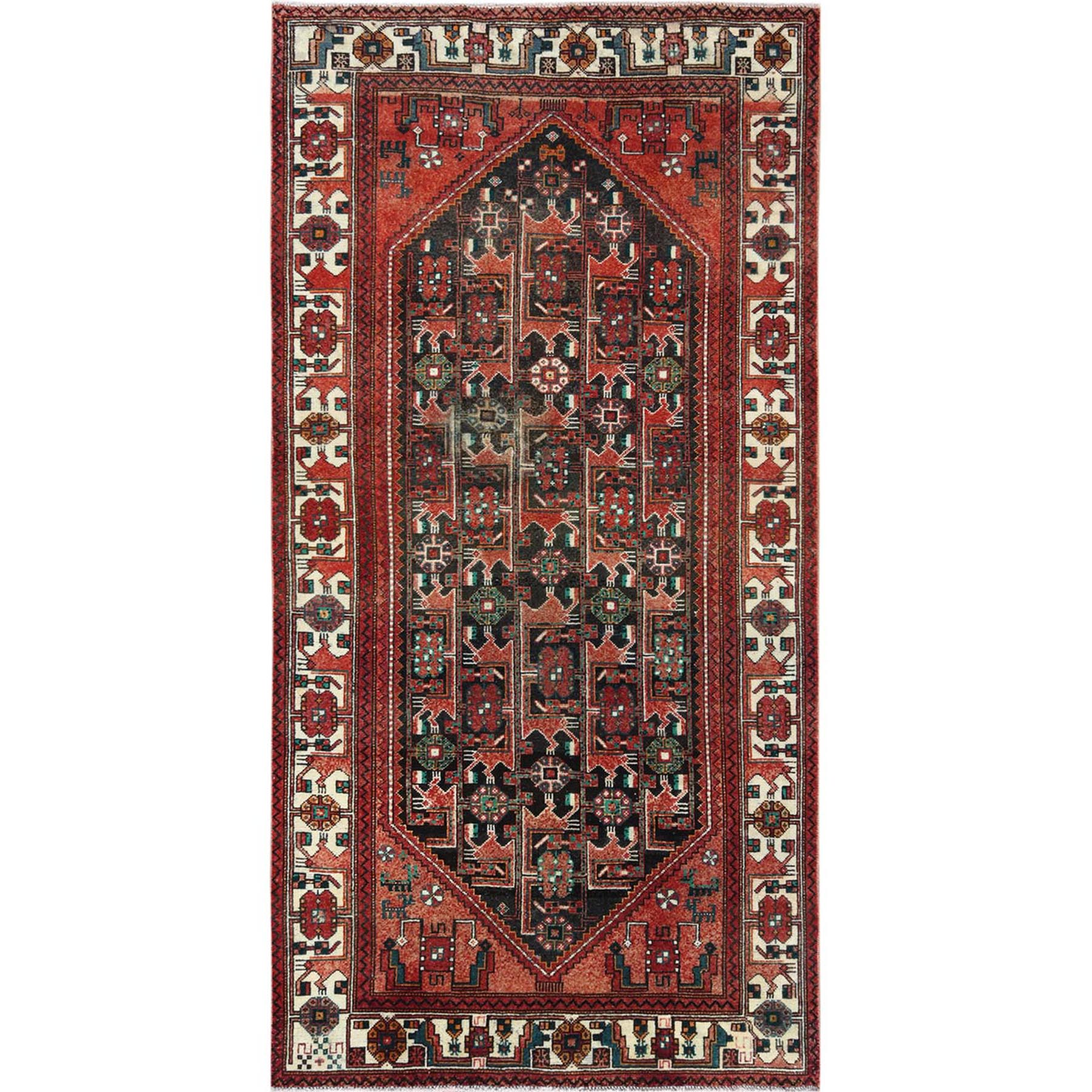 Traditional Wool Hand-Knotted Area Rug 5'0